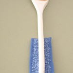 Glue clothing to spoon