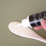 Glue felt to spoon