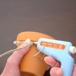 First step for glue