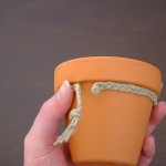 Leave 1 inch space unglued