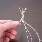 Separate cords for braiding