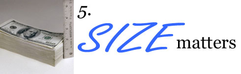 Size matters