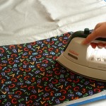 Step 1: Iron fabric
