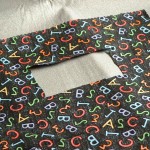 Step 6: Flip fabric so underneath side is facing up