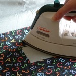 Step 6: Fold flap up and iron