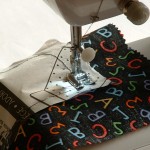 Step 8: Sew vinyl to fabric