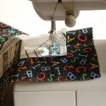 Step 8: Sew vinyl to fabric