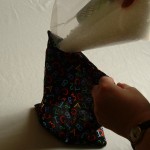Step 13: Fill bag with filler