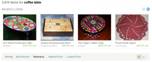 Recently Listed in search results