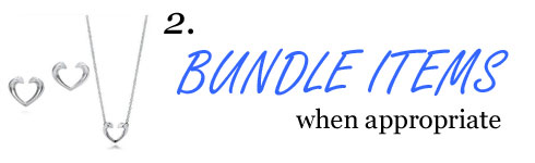 Bundle items when appropriate