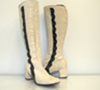 Vintage 60s Leather Go-Go Boots
