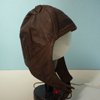 Vintage Leather Aviator Hat