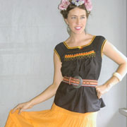 Vintage 5-Piece Frida Kahlo Costume