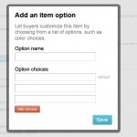 Add option window