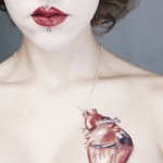 Anatomical Heart Pendant Necklace