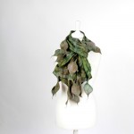 Leaf Nuno Felted Scarf Spring Green