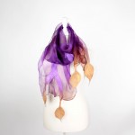 Plum Orange Felted Scarf 2013 Collection