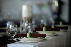 Pale Green Wedding Napkin Rings